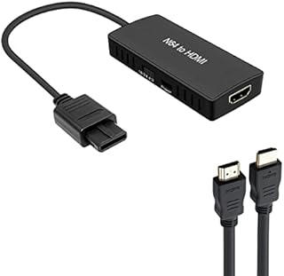 Y.D.F N64 to HDMI Converter Adapter Support 16:9/ 4:3 Conversion, HDMI Link Cable for N64 /SNES /NGC/ SFC(Plug and Play)