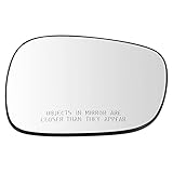 TRQ Passenger Side Mirror Glass Heated Convex Compatible with 2011-2015 BMW X3 2012 BMW X1 BM1325117