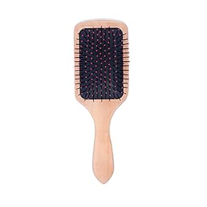 Selinta wooden Brush-Paddle Detangler Brush with nylon pins for Women/Men/Kids Massaging, Anti Static, Best for All Wet & Dry Hair Daily Use.(wooden,Black)(pack of 1) 9 31mKyBIc9FL. SL500 . SS300