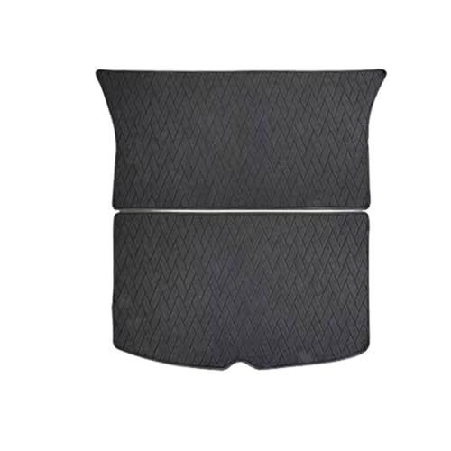 Tapis de coffre voiture Tesla Model Y 2017-2023 entièrement recouvert noir
