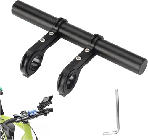Extensor de manillar de bicicleta, extensión de manillar de bicicleta de 30 cm, extensor de manillar de bicicleta, extensor de manillar de bicicleta, soporte extensor de aluminio, para fijar