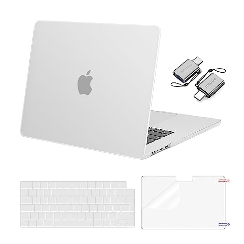 MOSISO Compatible with MacBook Air 15 inch Case 2026-2023 M5 M4 M3 M2 A3448 A3241 A3114 A2941