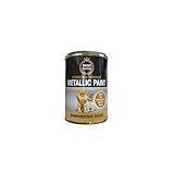 PNJB Shimmering Gold Metallic Paint, Exterior And Interior, Ideal For Metal, Wood, And Concrete, Quick Drying, Long Lasting, 300ml, (1pcs)