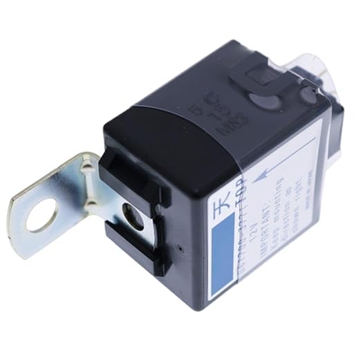 IEQFUE 12V Time Delay Relay Solenoid 061700-3770 Compatible with Kubota B1550D B1550HST B1750HST L2900DT L3010DT L3300DT M5030 M5700 M5700DHC