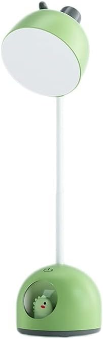 LED Desk Lamp Touch Control Dimming Table Lamp 3 Kinds Of Brightness Flexible Gooseneck Eye Protection Bedside Desk Lamp (Color : Green)