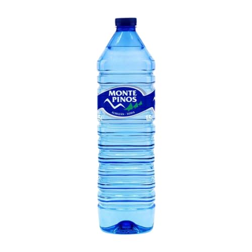 Agua Caja de 6 unidades Monte Pinos PET Botella Especial 1,5 L