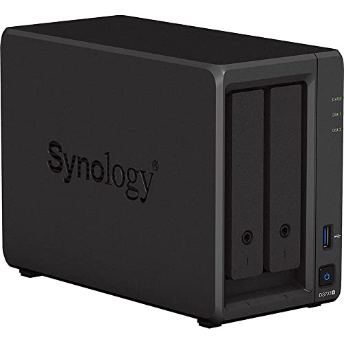 Synology Diskstation Ds723+ Nas Server With Ryzen 2.6Ghz Cpu, 32Gb Memory, 4Tb Ssd Storage, 1Tb M.2 Nvme Ssd, 2 X 1Gbe Lan Ports, Dsm Operating System #TOP5