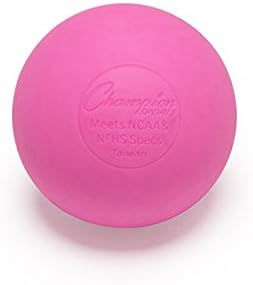 PerfectPitch 2.5 in. Official Lacrosse Ball44; Pink - Pack of 12