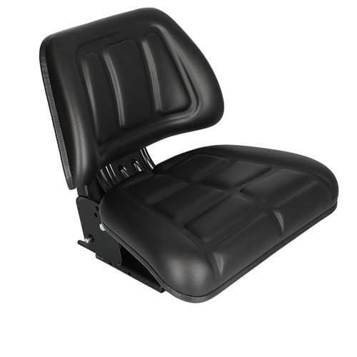 Seat Assembly Trapezoid Backed Vinyl Black fits Massey Ferguson 30 30E 40 40E 50 50E 390 30 30E 40 40E 50 50E 240 360 375 390 398 399 1694519M91