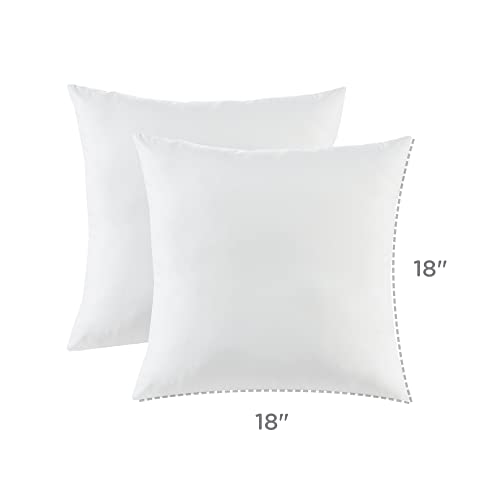 Codi 18X18 Outdoor Pillow Insert Set Of 2, Patio Throw Pillows Insert, Water Resistant Decorative Stuffing Cushion For Furniture Couch, Porch Indoor Outdoors #TOP6