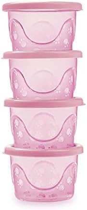 Adoleta Bebê Kit De Potes Infantis Rosa Translúcido