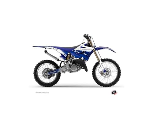 Kit déco Yamaha 250 YZ Stripe bleu nuit idéal pour vos sorties circuit