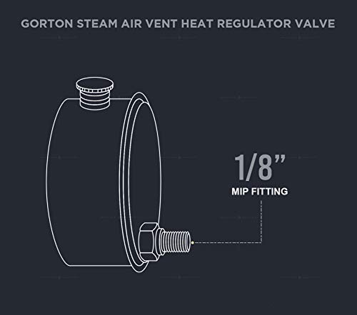 MIDLINE VALVE 1/8 Inch Air Vent No. D, 1/8" Angled Steam Air Vent, Radiator Air Valve, Chrome Plated by Midline Valve - Image 4