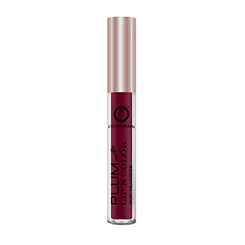 Image of Colors Queen Plum Matte Non Transfer, Water Proof, Liquid Lipstick (27 - Plum, 7ml)