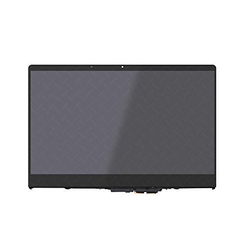 LCDOLED Replacement FullHD 1920x1080 IPS LCD Display Touch Screen Digitizer Assembly with Bezel + Board + LCD Cable for Lenovo Yoga 710-15 710-15ISK 710-15IKB 80V5 80U0 80V50016US (30 Pins Connector)