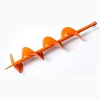 Weischer® Erdbohrer Ø 200 mm / 800 mm Länge I Pfahlbohrer Brunnenbohrer Erdlochbohrer Gartenbohrer I robuste Bohrspitze – Ansicht 1