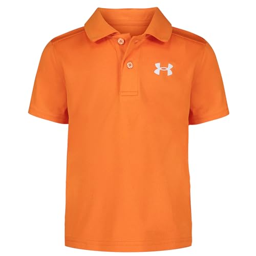 Image of Under Armour Boys' Matchplay Short Sleeve Golf Polo, Lightweight Performance Stretch, Logo Detailing