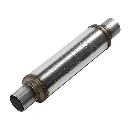 Flowmaster 71416 FlowFX Muffler (2 Pack), 2.50 In/Out Center Round Moderate Sound