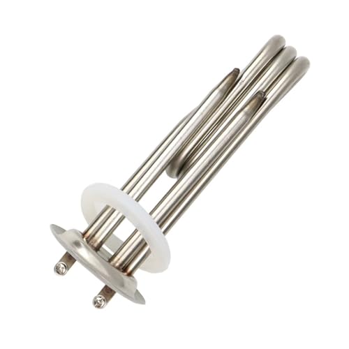 Vqxmhrpw Calentador Eléctrico De Varilla Caliente, 220 V, 3 KW, 64 Mm, Brida Redonda, Calentador De Agua De Inmersión, Elemento Calefactor Industrial