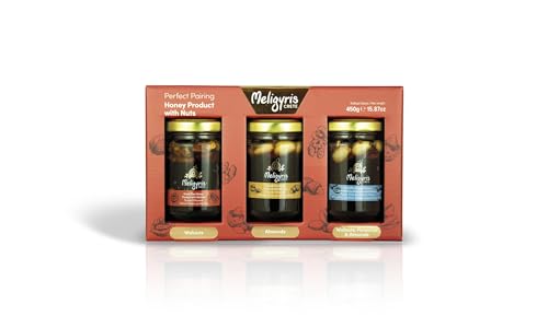 Meligyris Coffret miel de pin aux noix 3x150g