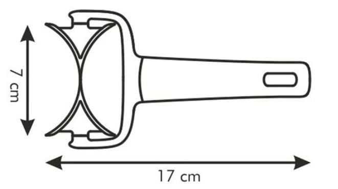 Tescoma Kleine Rolling Cirkelsnijder Delicia, Assortiment, 20 x 7 x 2,8 cm