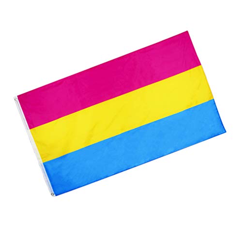 Bandeira Amosfun 1 peça de poliéster leve cor vívida Bandeira grande Bandeira de orgulho durável Ban