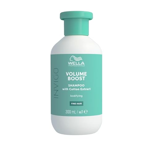 Wella Professionals INVIGO VOLUME BOOST Shampoing volumateur – avec complexe Volume Boost, pour cheveux normaux à fins, 300 ml