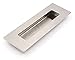 1 sztuk wbudowany drzwi przesuwne Pull Uchwyty Ukryte ukryte śruby 150mmx50mmx15mm szczotkowane ze stali nierdzewnej (Size : Rectangular:150x50x15mm)