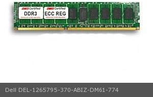 DMS Data Memory Systems Replacement for Dell 370-ABIZ Precision T7600 8GB DDR3-1600 (PC3-12800) 1024x72 CL11 1.5v 240 Pin ECC Registered DIMM (x4 IC)