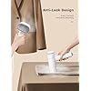 Clothes Steamer, Yabano Foldable 1200W Travel Garment Steamer Iron for Clothes with 140ml Tank for Home, Office and Travel, Handheld Fabric Steamer (White)