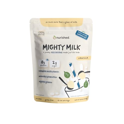 Vanilla Mighty Milk Kids All-in-One Protein and Multivitamin Powder