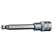 Hex bit socket,ball ended,long,1/2