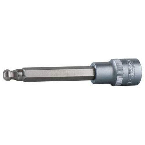 KS Tools 911.1658 Bit-Stecknuss Innensechskant Mit Kugelkopf – 8mm, 1/2 Zoll Antrieb, Lange Ausführung