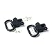 1” QD Sling Swivels, Quick Detach Quick Release Sling Swivels, Tri-Lock Mount Sling Swivel for Outdoor or Camping, 2 Point Sling Attachment Mount for Bipod Base Gun, 2PCS Black