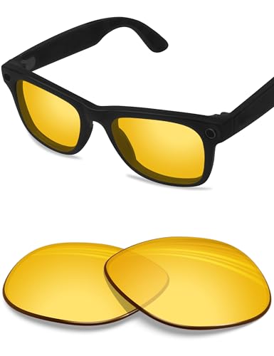 Image of BLAZERBUCK Photochromic Replacement Lenses Compatible with Ray-Ban Meta Wayfarer RW4008 | RW4012 (Gen 2) 53mm Smart Glasses