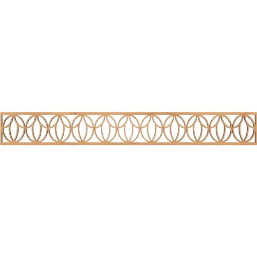 46 1/4"W x 6"H x 3/8"T Shoshoni Fretwork Moulding, Maple