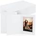 Golden State Art, Cardboard Photo Folder For a 5x7 Photo (Pack of 50) GS001 White Color