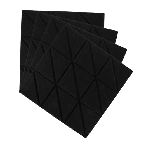 4pcs Paneles Acústicos Aislantes de Sonido Autoadhesivos Almohadillas Ignífugas para Reducción de Ruido para Estudios, Salas de Cine en Casa, Oficinas y Más miniatura 6