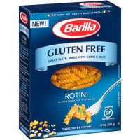 Barilla Gluten Free Rotini Dry Pasta, 12 Ounce -- 12 per case.