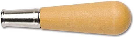 Nicholson File Handle Flat, Mill, Slim, Taper, Wooden 4-1/2 " Carded