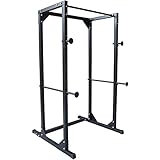 BodyTrain Heavy Duty Adjustable Power Rack Weight Lifting Cage & Pull Up Bar