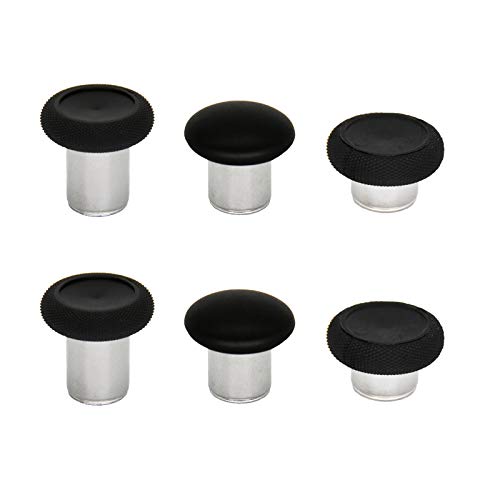 Botones de metal de repuesto para mando Xbox One Elite (modelo 1698), color negro