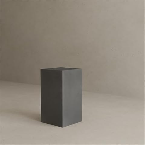 American Home Classic Inc. Sonny Square Pedestal Low in Black Cover