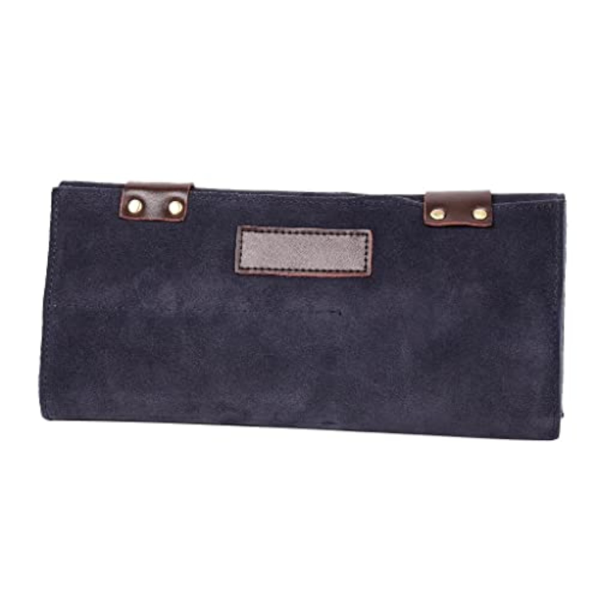 Leather Barber Tools Holder Pouch, Blue