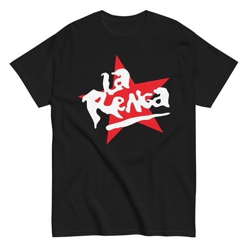 La Renga. Buenos Aires, Argentina. Banda de Rock. Camiseta de Algodon 100%, Estampado (DTG) en Frente y Espalda. Corte Unisex. CAM2617. (FR/ES, Letras, M, Regular, Regular, Negra)
