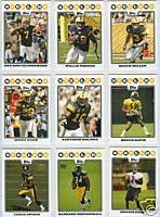2008 Topps Pittsburgh Steelers Complete Team Set (14 Cards)