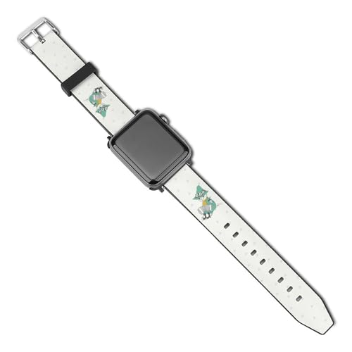 ムーミン スナフキン コンパチブル Apple Watch バンド 49mm 45mm 44mm 42mm 41mm 40mm 38mm アップルウォッチ バンド キャラクター 交換バンド IWatch Ultra2/Ultra Series 9/8/7/