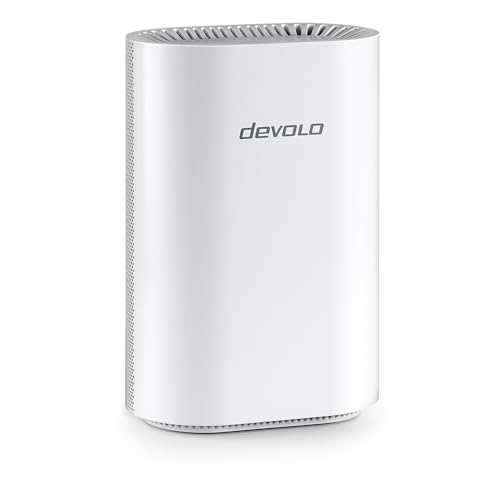 devolo WiFi 7 Mesh BE6500 Erweiterung, Highspeed Mesh-WLAN-System, WLAN-Verstärker, bis zu 6.500 Mbit/s, 2,5 Gbit/s-LAN-Anschluss, weiß