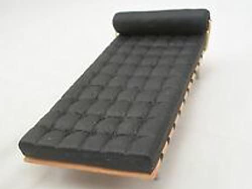 Mid Century Modern Design Miniature 1/12 Mr90 Barcelona Chair-black