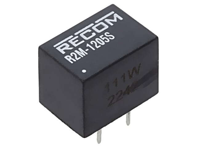Convertisseur DC/DC 2W R2M-1205S RECOM alimentation 5V pour circuit électronique